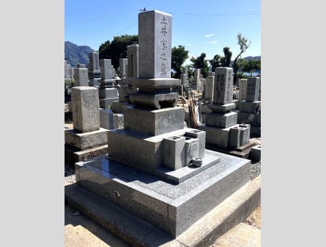 お墓の傾き直し-施工後